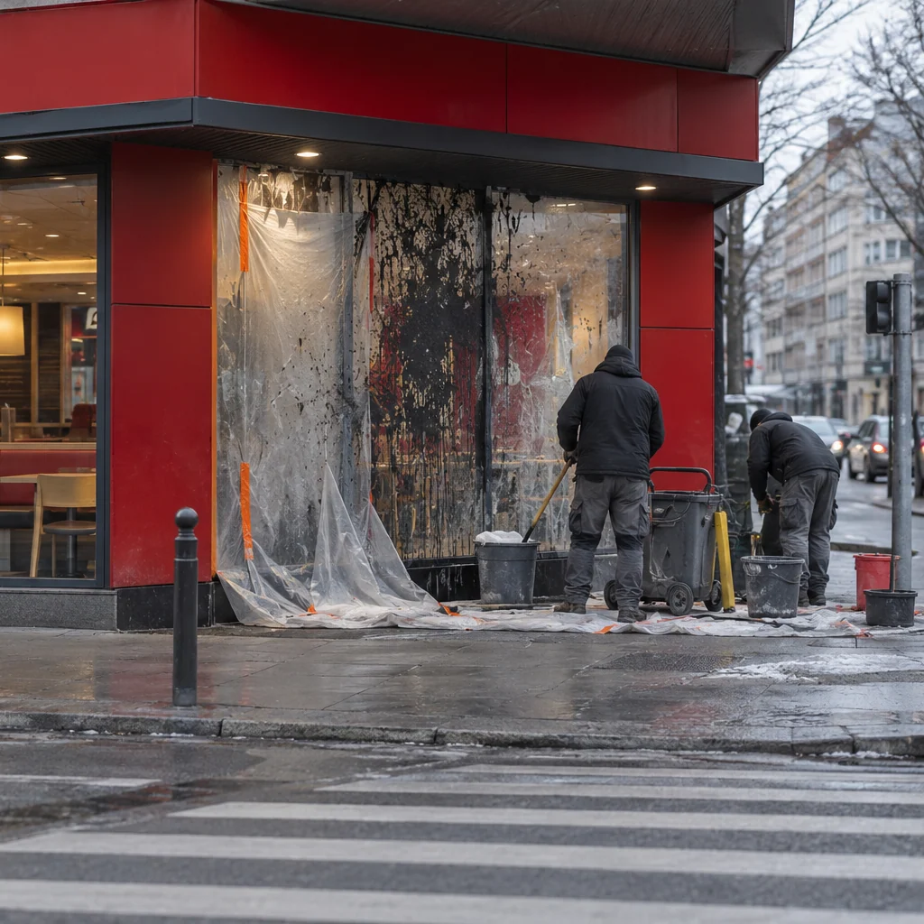 Bremer Fast-Food-Restaurant mit Hakenkreuzen beschmiert